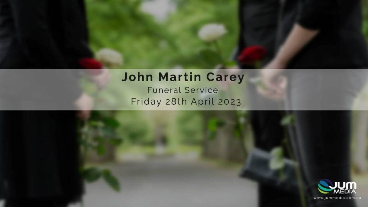 John Martin Carey Funeral Service